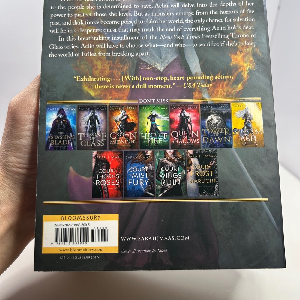 Empire of Storms Paperback by Sarah J. Maas Throne of Glass - Picture 10 of 13